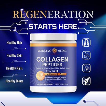 Quick Dissolving Collagen Peptides Powder 41 Servings, 16 OZ