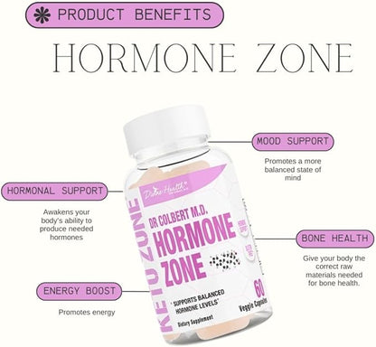 Divine Health's Hormone Zone |150mg of DIM | 100mcg of Vitamin K2 | 1000IU of Vitamin D3 | 60 Day Supply | 60 Capsules |