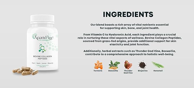 XpandAge's Bovine Collagen Peptides contain Biotin,