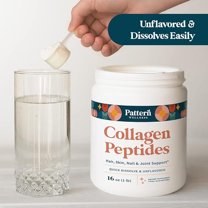 Pattern Wellness Collagen Peptides Powder (Type (16 Oz)