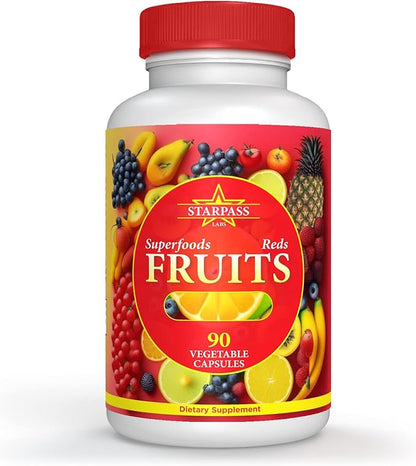 Vegetarian Balance of Superfoods Reds Fruits 90 Fruits, 90 Veggies