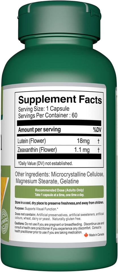 Vorst Lutein 18mg with Zeaxanthin 60