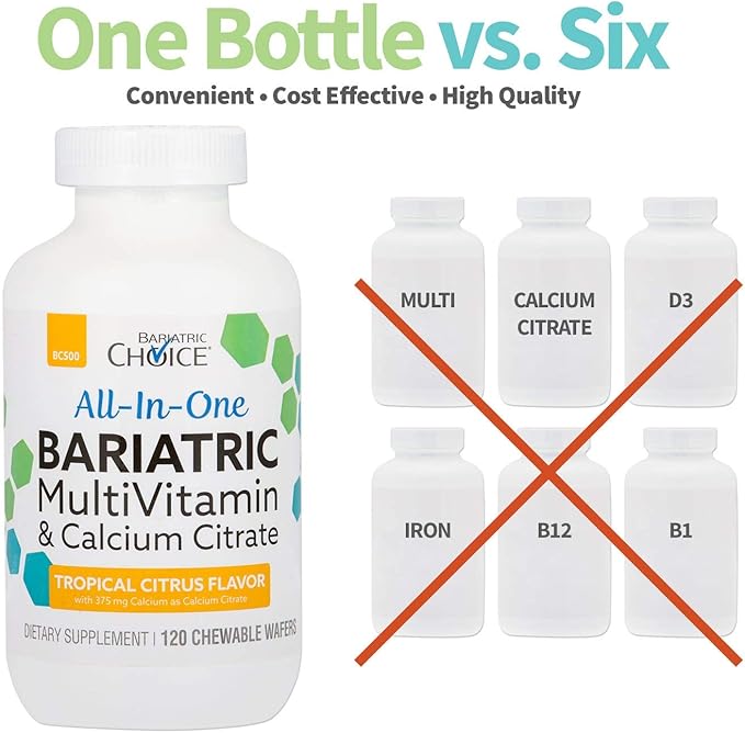 Bariatric Choice All-in-One Bariatric MultiVitamin 375 mg (120ct)