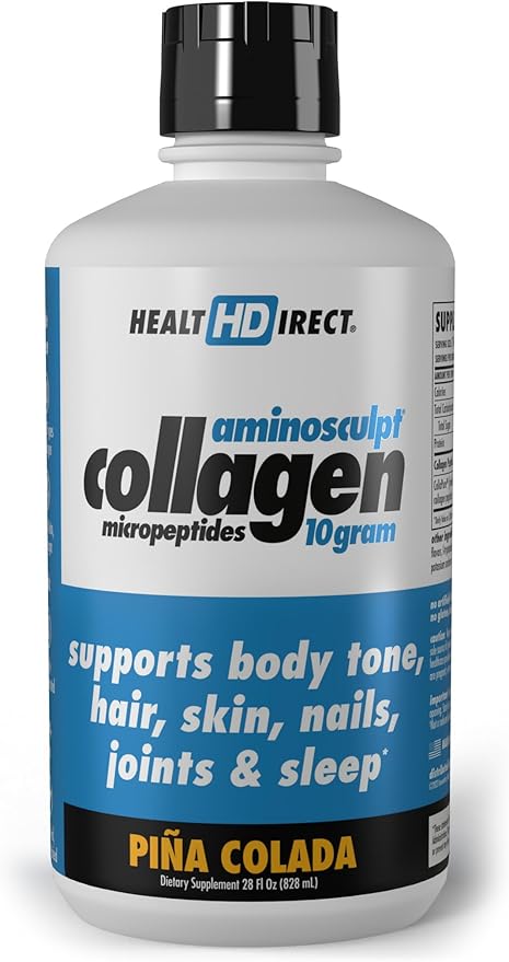 HEALTH DIRECT – AminoSculpt Liquid Collagen 28 FL 28 Servings 10 Grams