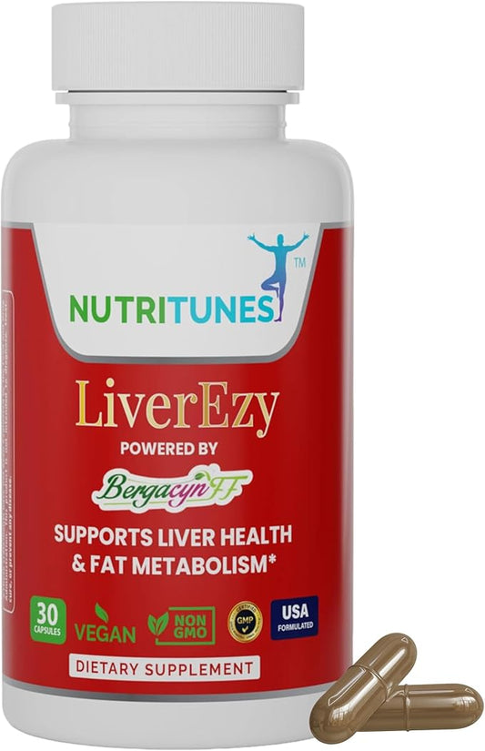 LiverEzy Liver Support & Fat Metabolism 30 Capsules, 30-Day Supply