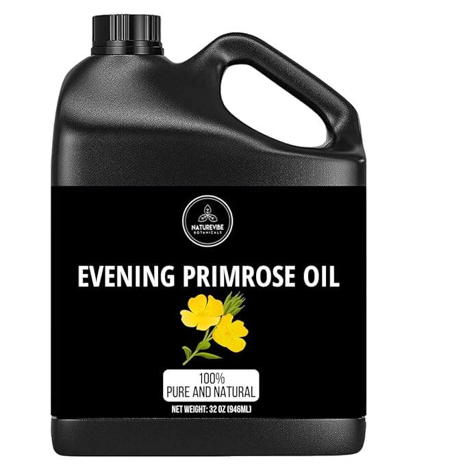 Naturevibe Botanicals Evening Primrose Oil 32 Ounces 100% Pure
