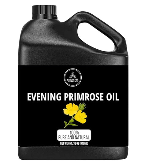 Naturevibe Botanicals Evening Primrose Oil 32 Ounces 100% Pure