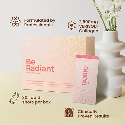BeMe Liquid Collagen Drink, Be Radiant (Peach) 30 Sachets