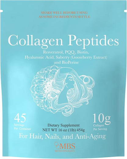 45 Servings. Best Collagen Peptides Powder