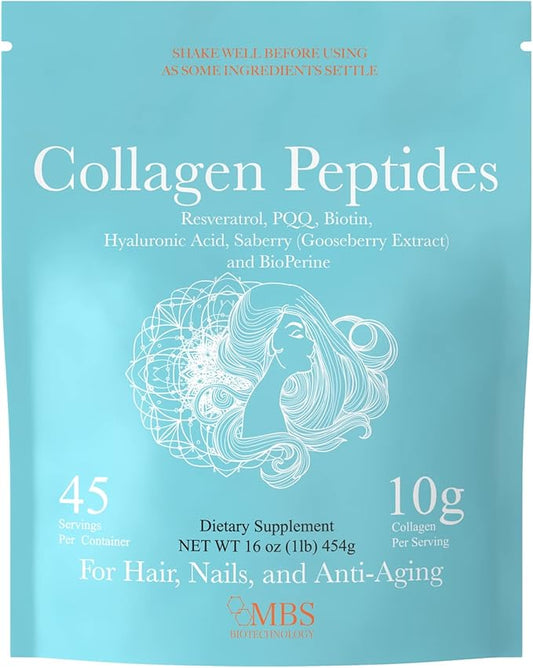 45 Servings. Best Collagen Peptides Powder