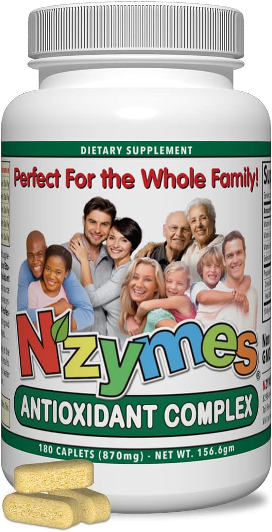 Nzymes® Antioxidant Complex for People. Powerful 180 Count