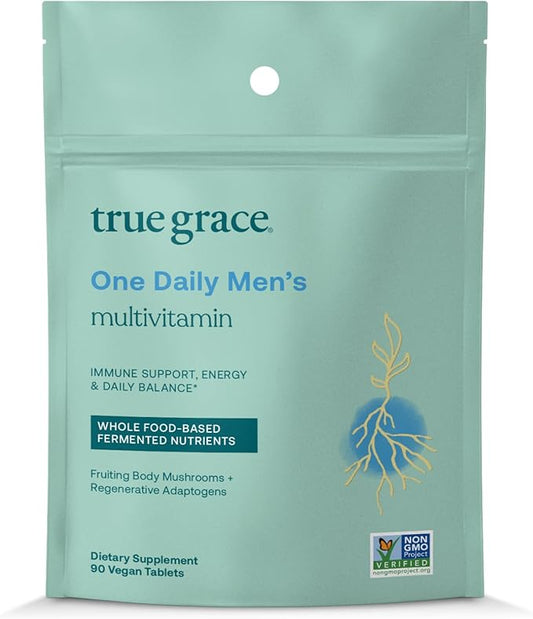 True Grace One Daily Men’s Multivitamin 90 Vegan