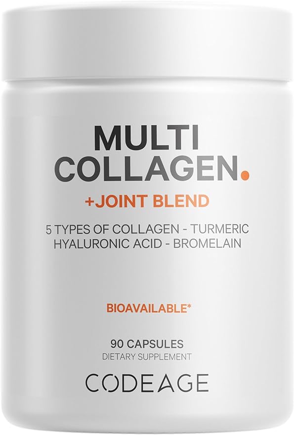 Codeage Multi Collagen Protein + Joint 5 Types 90 Capsules