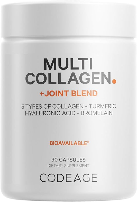 Codeage Multi Collagen Protein + Joint 5 Types 90 Capsules