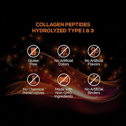Intelligent Labs Hydrolyzed Type 1 and 3 Collagen 100% Cruelty-Free 11g per 41 Servings