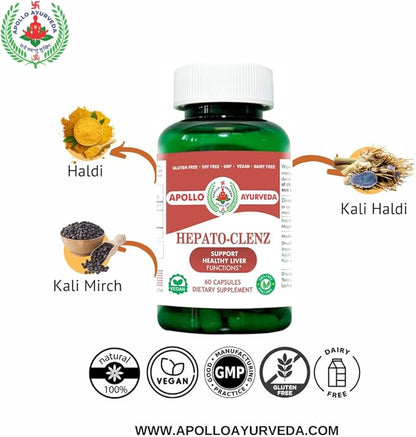 Natural Liver Cleanse and Detox Supplement 60 Veg