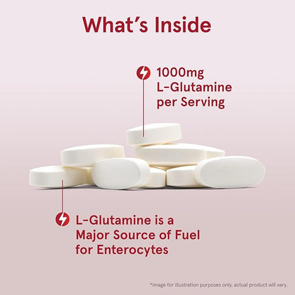 Jarrow Formulas L-Glutamine 1000 mg 100% L-Glutamine 100 Servings