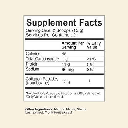 Great Lakes Wellness Collagen Peptides Powder 10 oz