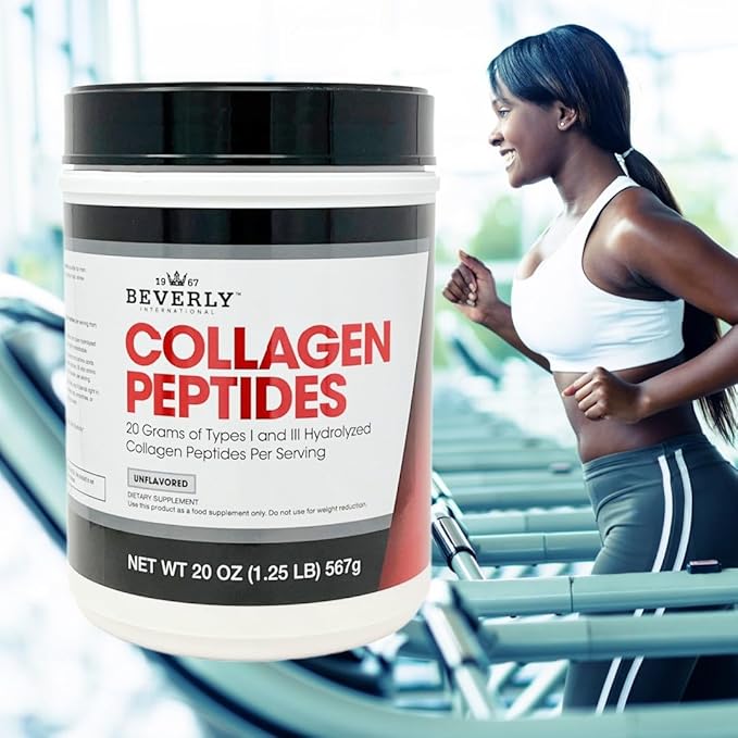Beverly International Collagen Peptides Protein Powder. 18 grams 20 oz.