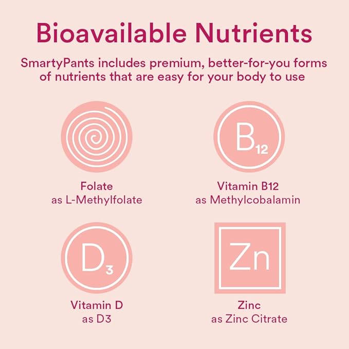 SmartyPants Teen Girl Multivitamin Gummies: Omega 3 Fish D3, C, B12, B6, B6, Vitamin 120 Count (30 Day 2)