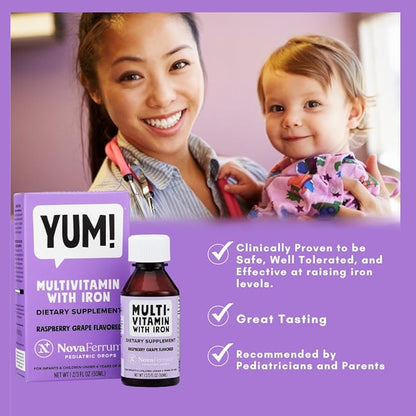 NovaFerrum Yum | Multivitamin with Iron 4 & 50 Servings
