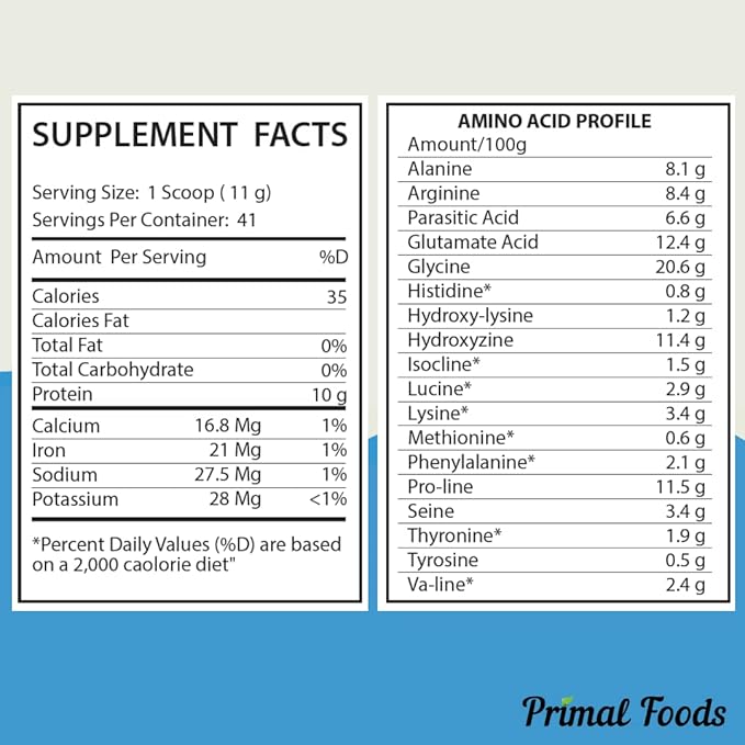 Primal Foods Collagen Peptides Powder 16 Oz,16.0 Oz,16.0 Ounce