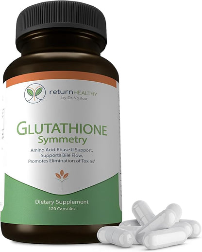 Glutathione Symmetry | S-Acetyl Glutathione Supplement 120 caps