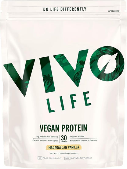 VIVO Vegan Protein Powder 0.7 oz 30 Servings (31.7 oz)