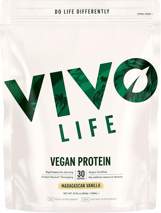 VIVO Vegan Protein Powder 0.7 oz 30 Servings (31.7 oz)