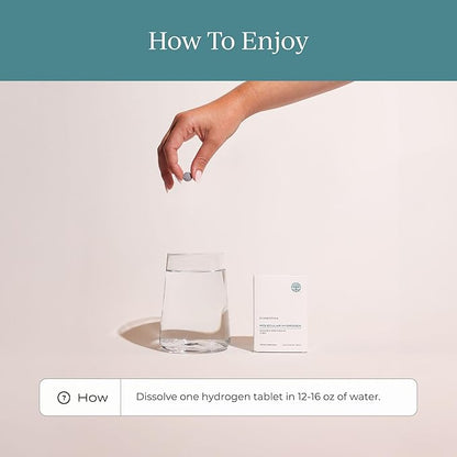 CYMBIOTIKA Molecular Hydrogen Water Tablets 30 Tablets, 12 ppm