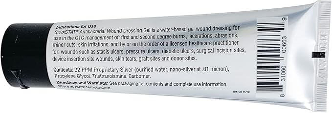 First Aid Kit Gel 32 PPM Ag₄O₄ Particles 3 oz