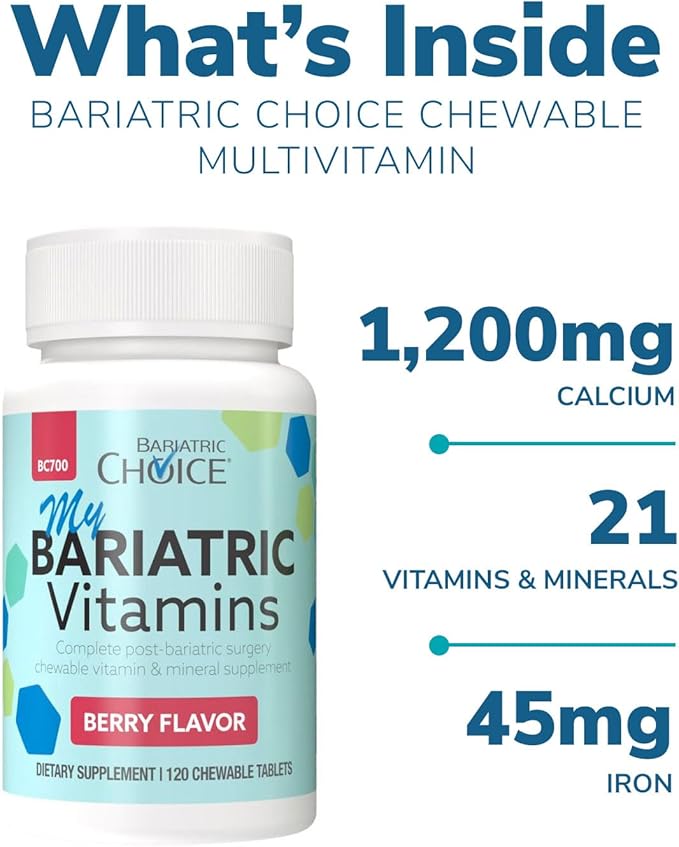 Bariatric Choice My Bariatric All-in-One Multivitamin 300 mg (120ct)