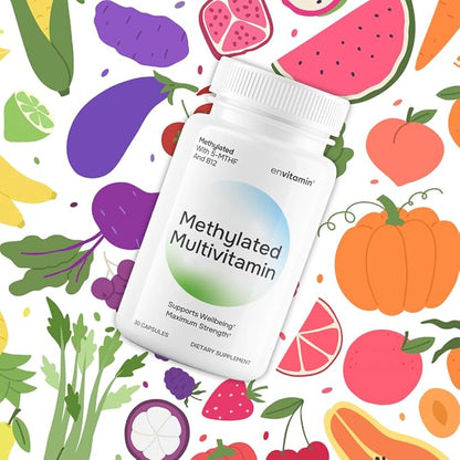 Methylated Multivitamin Multimineral Complex L Methylfolate, 30 Count