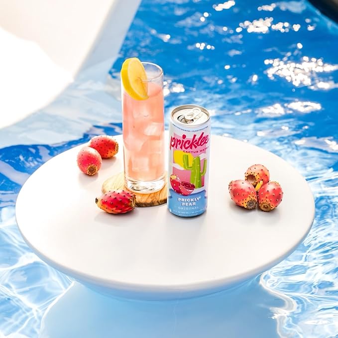 Prickly Pear Cactus Water - Packed With Antioxidants, Electrolytes, Vitamin C - Natural Sports Drink for Immunity, & Recovery - Non-Sparkling, Low-Sugar, Low-Calorie, No Caffeine