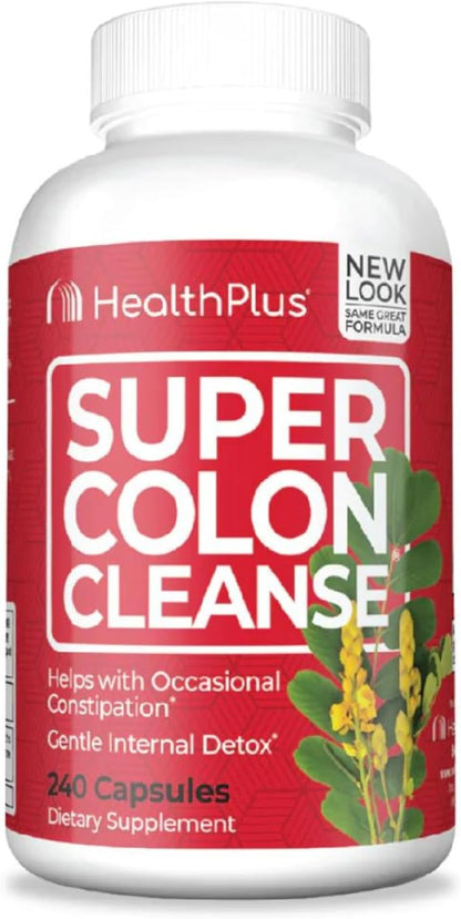 Health Plus Super Colon Cleanse 10 240 Capsules
