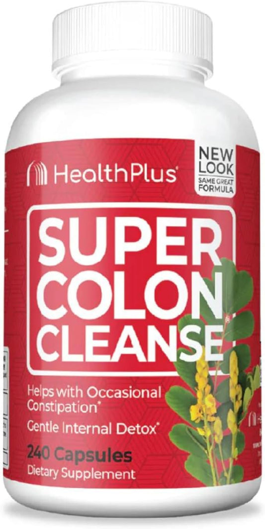 Health Plus Super Colon Cleanse 10 240 Capsules