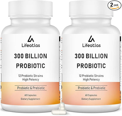 300 Billion CFU Probiotics 12 Probiotic 120 Capsules