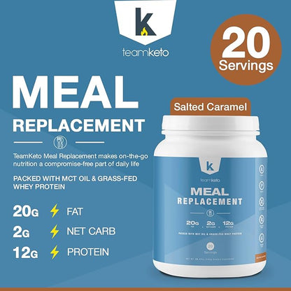 Meal Replacement Powder Gluten Free Contains 100% natural 742g- Salted
