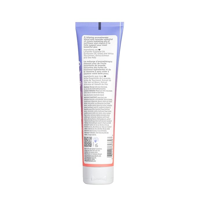 Pacifica Body Lotion – Lavender Scented Moon Relaxing Body Moisturizer Cream with Rose, Chamomile & Vitamin E, Lightweight, Vegan & Cruelty-Free Dermatologist Tested (1 Count)