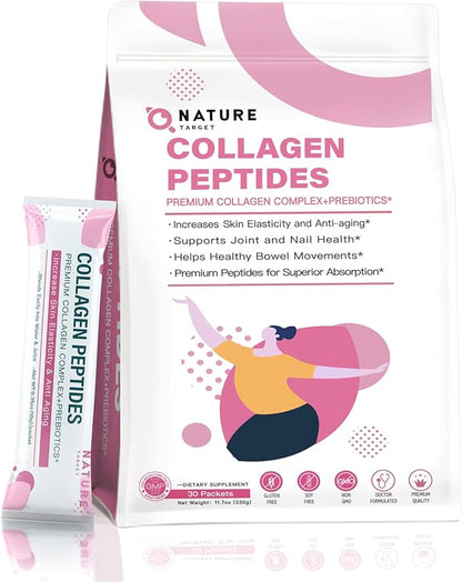 NATURE TARGET,Multi Collagen Peptides Powder