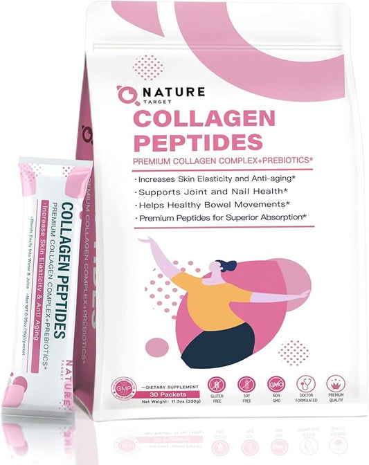 NATURE TARGET,Multi Collagen Peptides Powder