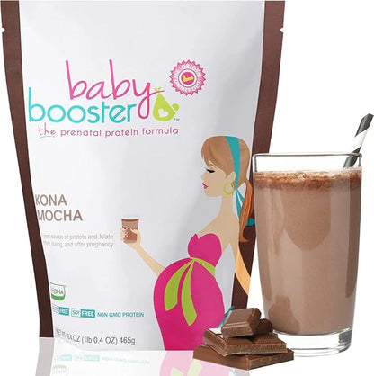 Baby Booster Chocolate Mocha Prenatal Vitamin Sickness,16.4Oz(1.03LB) 465G 465G