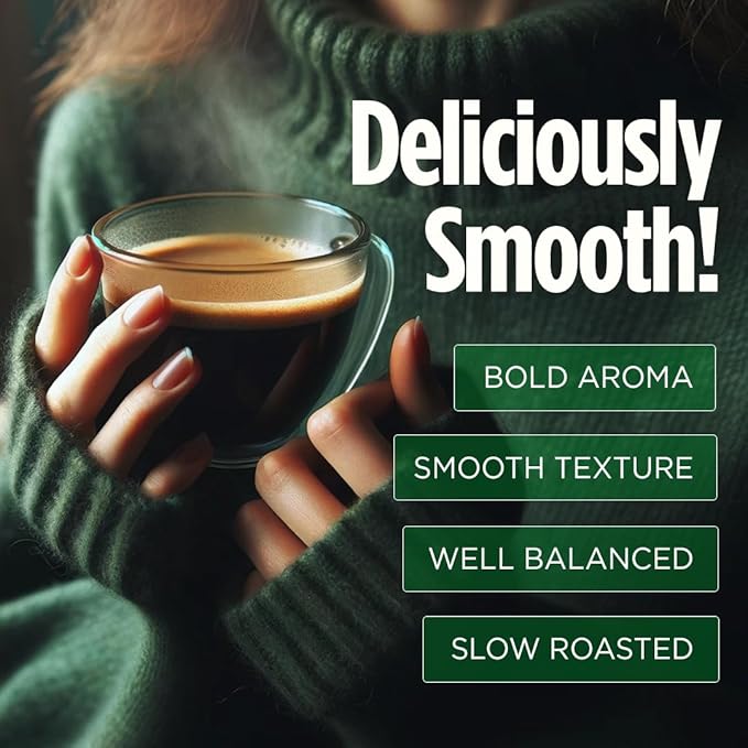 VitaCup Perfect Low Acid Coffee Pods, USDA Organic & Fair Trade, Mycotoxin Free, Dark Roast Guatemala Single Origin, Clean & Pure Recyclable Single Serve Pod compatible w/Keurig K-Cup Brewers,24 CT