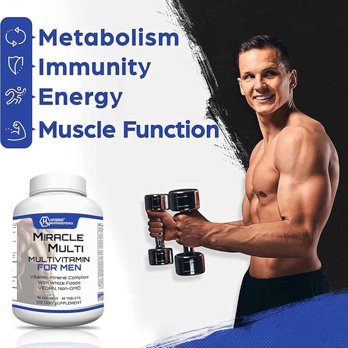 MiracleMulti One a Day Men's Multivitamin-Multimineral (60 Day