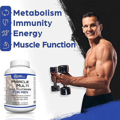 MiracleMulti One a Day Men's Multivitamin-Multimineral (60 Day