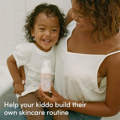 Evereden Kids Face Wash: Cool Peach, 3.4 fl oz. | Gentle Kids Skin Care | Non-toxic and Clean Ingredients | Multi-Vitamin Skin Care for Kids
