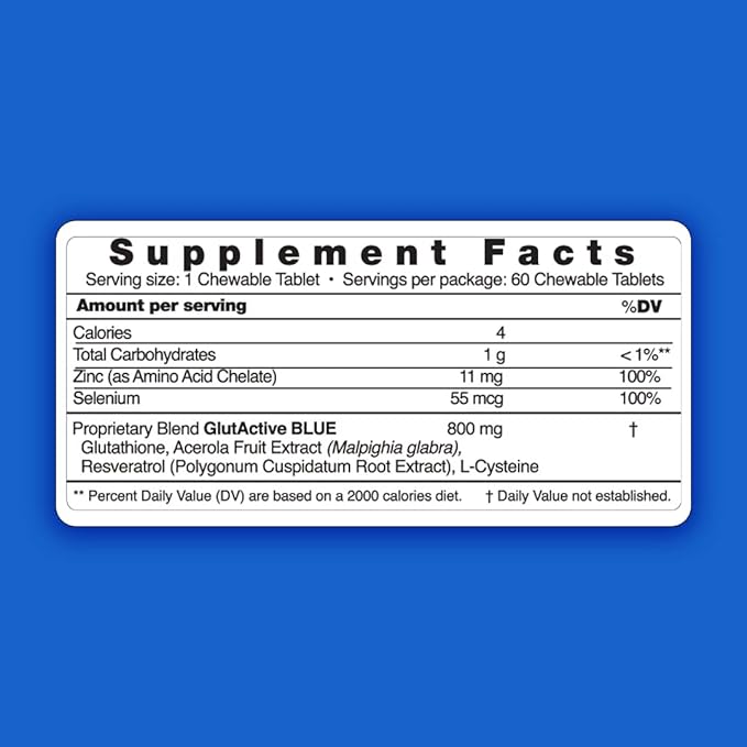 Glutathione Blend 800mg – Antioxidant, Increase 60 Count 1)