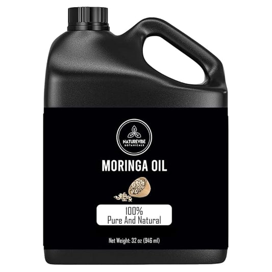 Naturevibe Botanicals Moringa Seed Oil 32 Ounces 100% Pure