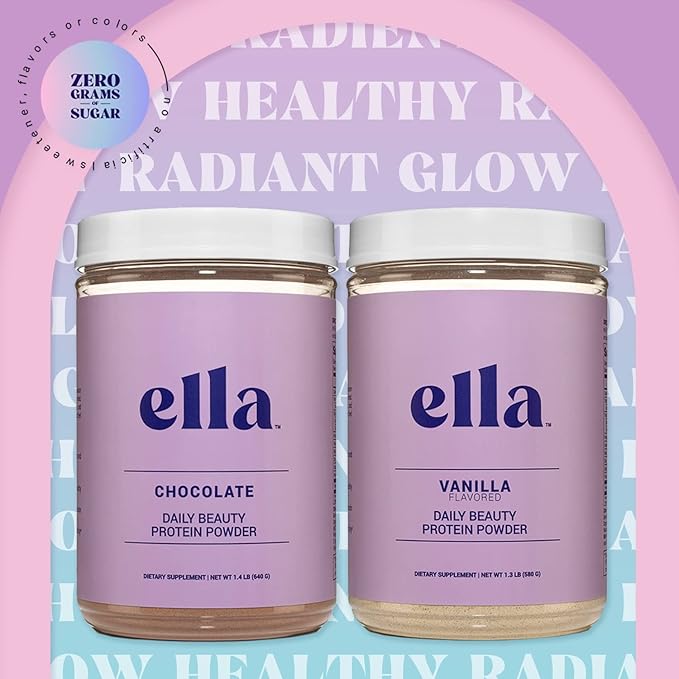Ella Chocolate Collagen Protein Powder for Women 20 Servings