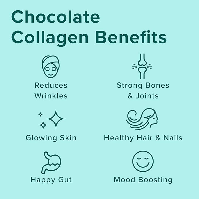 Further Food Chocolate Collagen Peptides Powder, 1 & 3 Protein, 24.34 oz